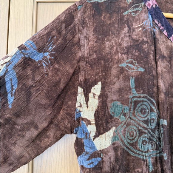 Kusnadi New York Vintage Boho Button Front Top / large - Picture 7 of 11